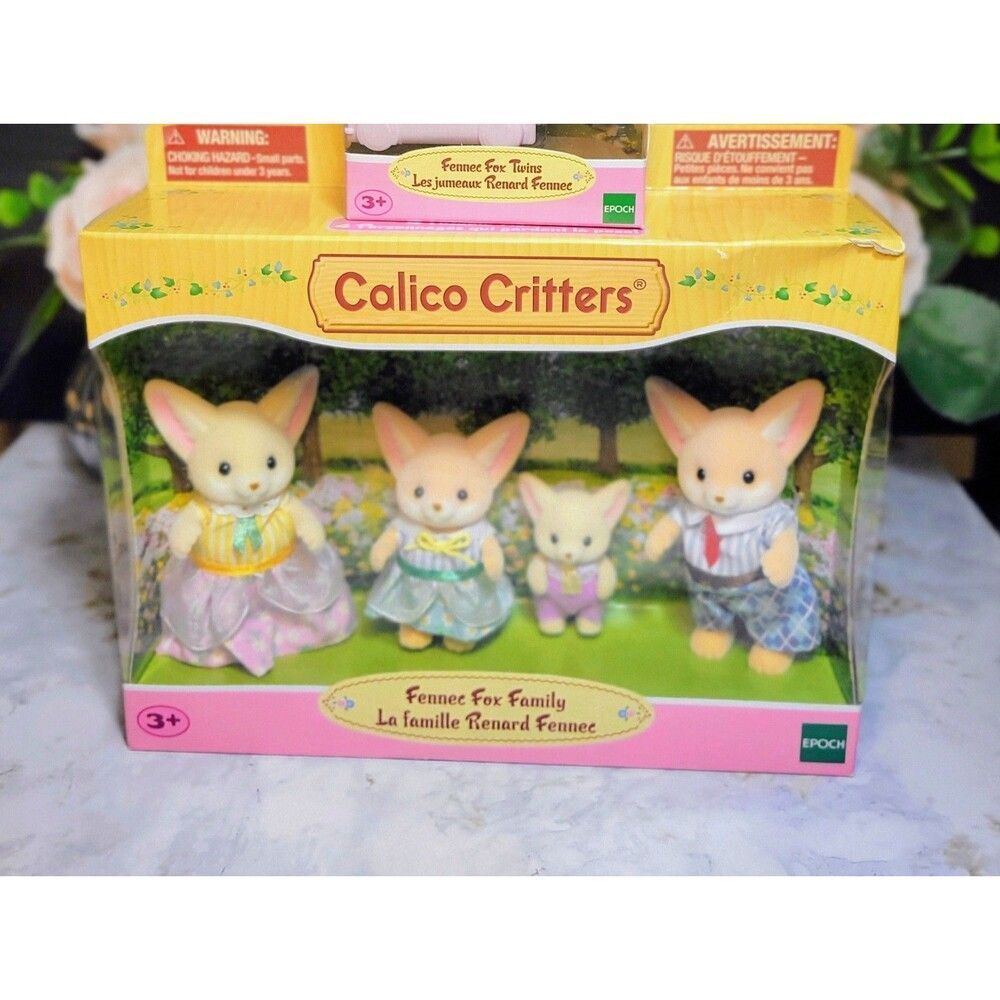 Calico Critters Sylvanian Families Fennec fox Family FACTORY SEALED